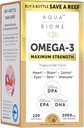 Enzymedica 最大强度高潜力鱼油,EPA DHA Omega 3 补充 QQ Burpless,120 软胶