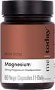 Me Today Magnesium Glycinate Supplement – 175mg 高吸收性 镁 Glycinate Capsule for Muscle Recover, Nervous System Support, Sleep & Relaxation – Vegan, Non-GMO, 60 services.