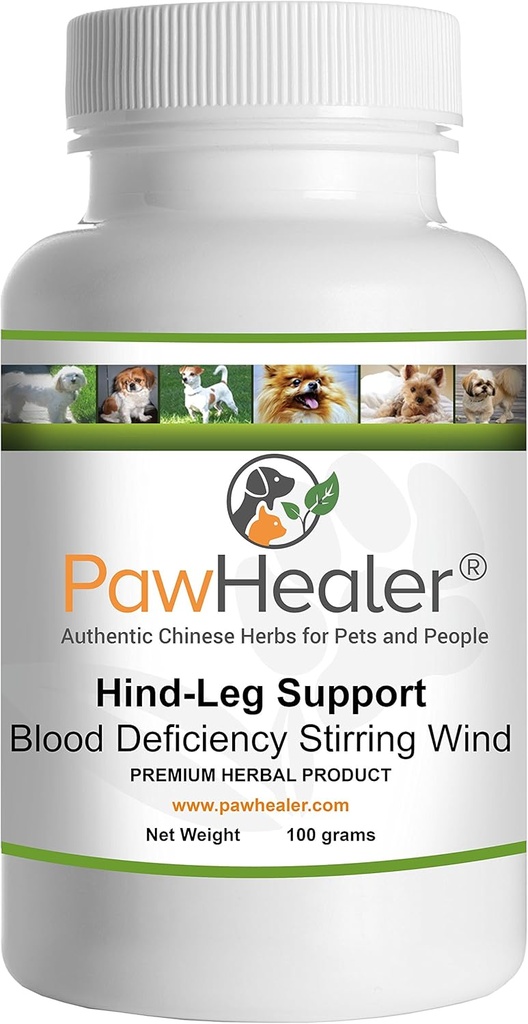 Hind Leg 弱: 血液缺乏 激风 - 100格拉姆-Herbal Powder for Dogs & Pets