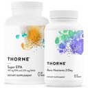 THORNE - 健康基本内容包 - Omega-3和多维他命Combo - 超级环保局和基本营养剂 2/Day - 30 服务