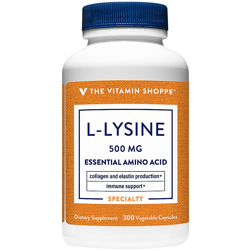 维他命商店 L-Lysine 500MG Once Daily (300 Capsules) (英语).