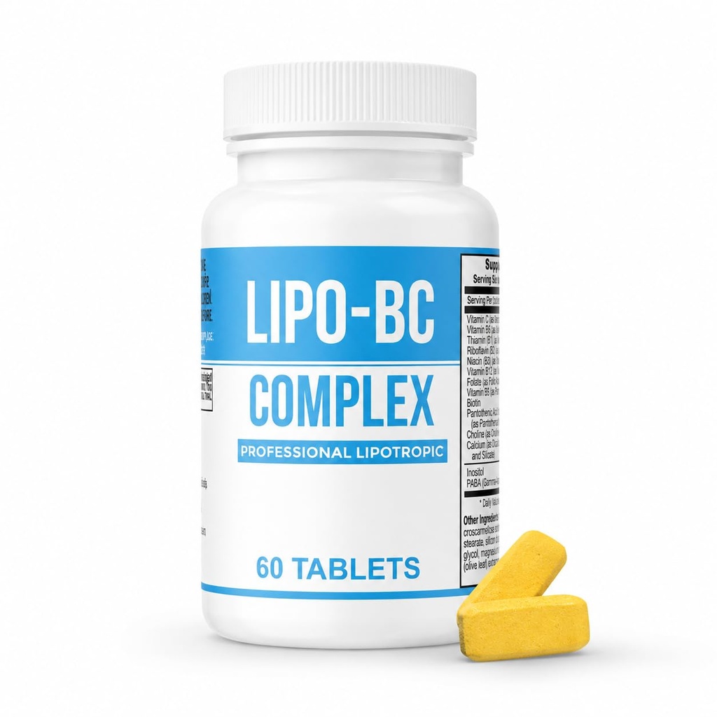 Lipo-BC Complex, Lipo BC(60块药片),由Legere制药公司为ES Global制造