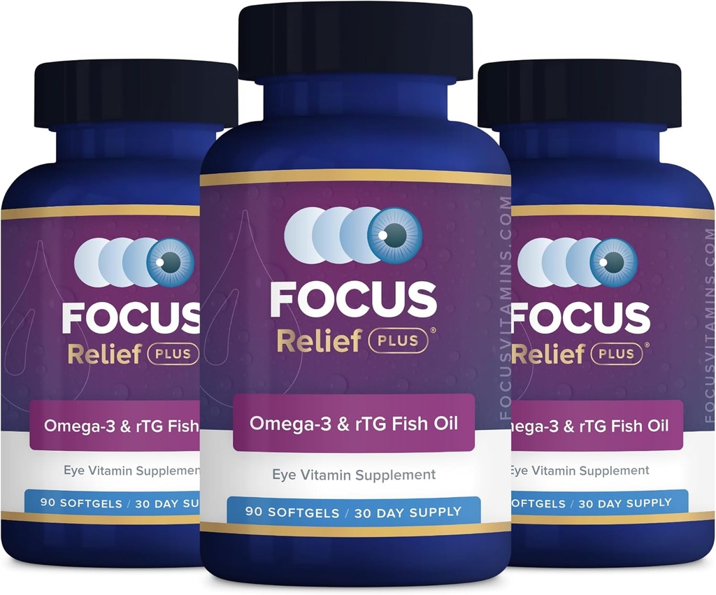 重点救济+干眼方程(270 ct. 90 日供应) 干眼Omega 3号补编 - 干眼救济补充 - Omega 3 鱼油换干眼