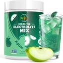 Electrolyte Powder – 零糖冷冻苹果水利混合 ~ 90 services → Keto, Vegan, Gluten-Free → Muscle Recovery, Energy & Cramp Supports → 女性,奔跑者,运动员