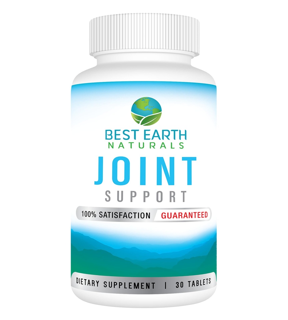 最佳地球自然联合支助-Glucosamine、Chondroitin、MSM和特殊维生素和营养素,用于回、Hip和联合支助-联合支助-联合支助、肌肉和灵活性联合补充30天供应