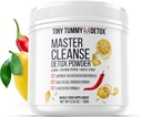 Tiny Tummy Master Cleanse Lemonade Edit - 3 Day Juice Cleanse Profile 配有柠檬、枫糖浆和Cayenne Edit, 6.34oz 容器的醋汁清洁植物粉补充剂