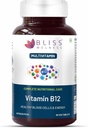 维生素B12 100% RDA, Cynocobalamine, Boost 能量水平 健康神经系统功能补充 男女-60个植物药片