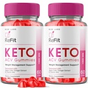 rize 实验室 - Refit Keto ACV Gummys for Advanced Wight Loss with Apple Cider Vinegar, Supplements, 帮助减少贝利脂肪, 用于超强(120 Gummys)