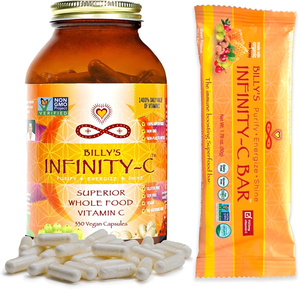 装箱,1瓶维生素C卡普苏勒斯(30架),1盒VIT C Snack Bars(12个包装)