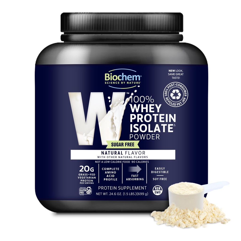 100%的Whei 隔离蛋白粉 - 草药、低碳酸盐、Keto-Friendly、Non-GMO、Gluten-Free - 支持Immune健康与肌肉恢复