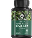 PlantFusion Vegan Calcium, Premium Plant Based Calcium (1000mg) 来源于冰岛红藻, Plus Magnesium, D3, K2, 和 Boron, 90 Vegan 片
