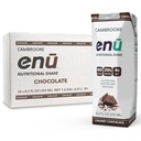 ENU 营养摇晃 - 20g蛋白 - 400卡路里 - 重量增益的替代食品(Chocolate,包24)