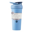 BlenderBottle Sport Sleek 绝缘无色钢摇摆瓶与Wire Whisk, 25-Ounce, Dusty Blue – 为运动员和适配器的蛋白质摇摆和水分, 容易混合, Slim Easy to hold, 保持饮品冷淡, 可锁定的 Lid
