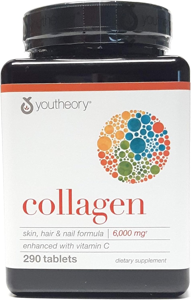 Youtheory Collagen 高级公式类型 1,2,3,290 cm (3 包)