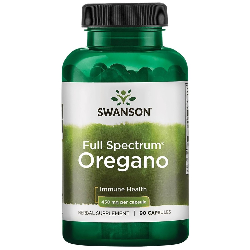 Swanson Oregano 450 毫克 90 卡普尔