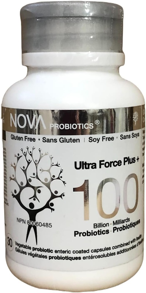 NOVA Probiotics 多排超强增量+ 100亿 Probiotics 每卡普尔-30 VCaps