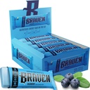 Braven Bar Blueberry Energy Bars (1.59 oz, Pack of 20) – Energy Chews with 5g Protein – On-the-Go Energy Snacks for Running, Hiking, and Sports - Gluten Free Snacks for Sustained Energy Boost