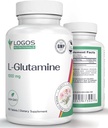 L Glutamine 1000 mg + 肌肉组织饮食补充 + 用于 Gut 健康和 L- Glutamine 和 Lining + 不受欢迎的药丸 (100 计数)
