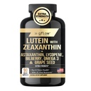 Lutein和Zeaxanthin补充品 - 高级眼维生素与Astaxanthin, Omega 3,Resveratrol, Bilberry, Lycopene, Quercetin, Ginkgo Biloba, 维生素D QQ健康愿景 - 在美国制作