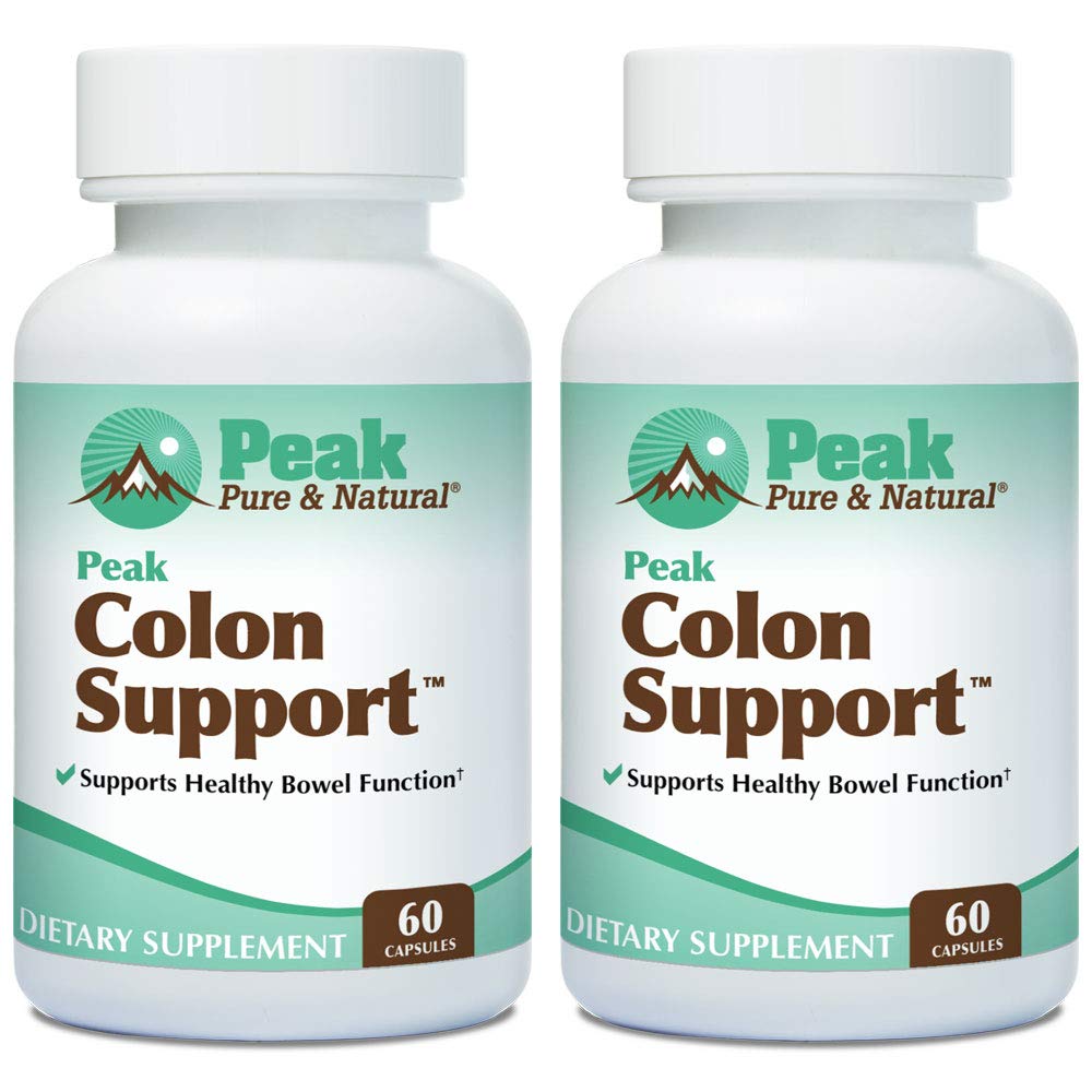 峰纯和天然科隆支持 - Colon Cleanse and Detox suppose for Decemberive Health - 与胰岛素和Senna Leaf 提取剂的Gut健康支持 - 与Fiber, Prebiotics和Probiotics - 2 Pack