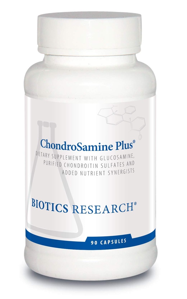 ChondroSamine Plus Glucosamine Plus Chondroitin,MSM,维生素和矿物,联合和连通组织支持,健康和易感运动. 90 顶盖