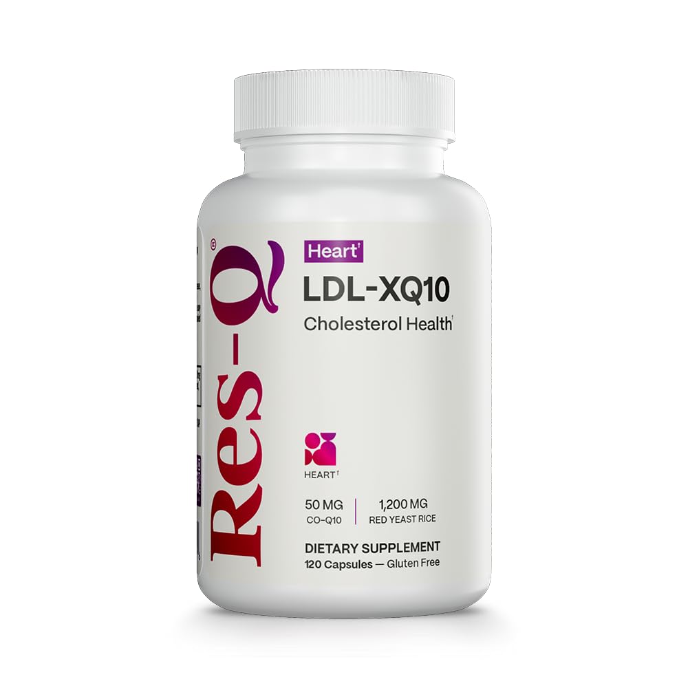 Res-Q LDL-QX10(原LDL-X) 红酵稻和CoQ10 补编,120 Capsules
