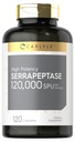 Carlyle Serrapeptase 120000 SPU 120 Capsules 支持辛纳斯健康 + Gluten 自由酶补充
