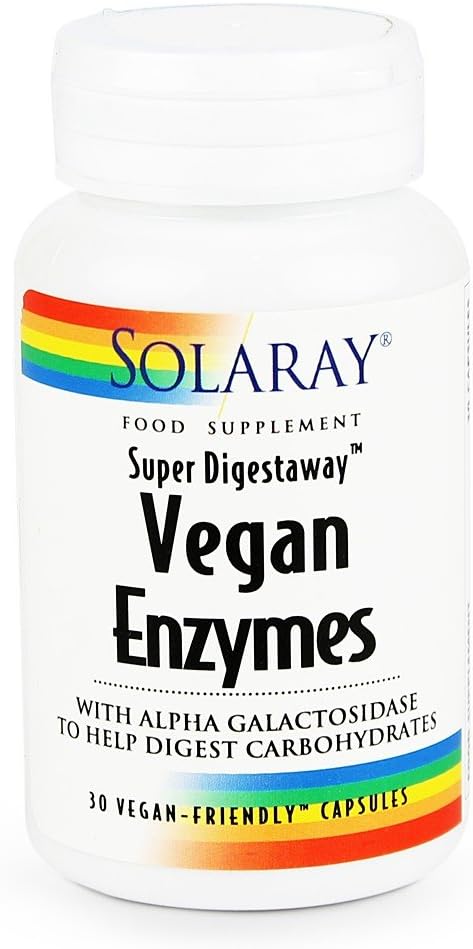 Solaray Vegan 酶 30 胶囊