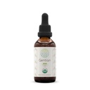 Gentian B60 无酒精草药提取剂 Tincure, 集中液滴 天然USDA 有机Gentian (Gentiana Lutea) 干根(2 fl oz)