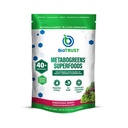 BioTrust Metabo Greens 超食品粉 - 超绿色粉 - 超绿色粉,水果和蔬菜混合剂 临床研究 Spectra - 非 GMO, Soy Free, Gluten Free, 乳品自由, 增强Berry Flavor(30位服务员)