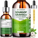 Soursop Bitters 提取液态石油:Graviola Soursop 提取-细胞支持和再生有机-Soursop Tincture Edible 2 fl oz, 60ml
