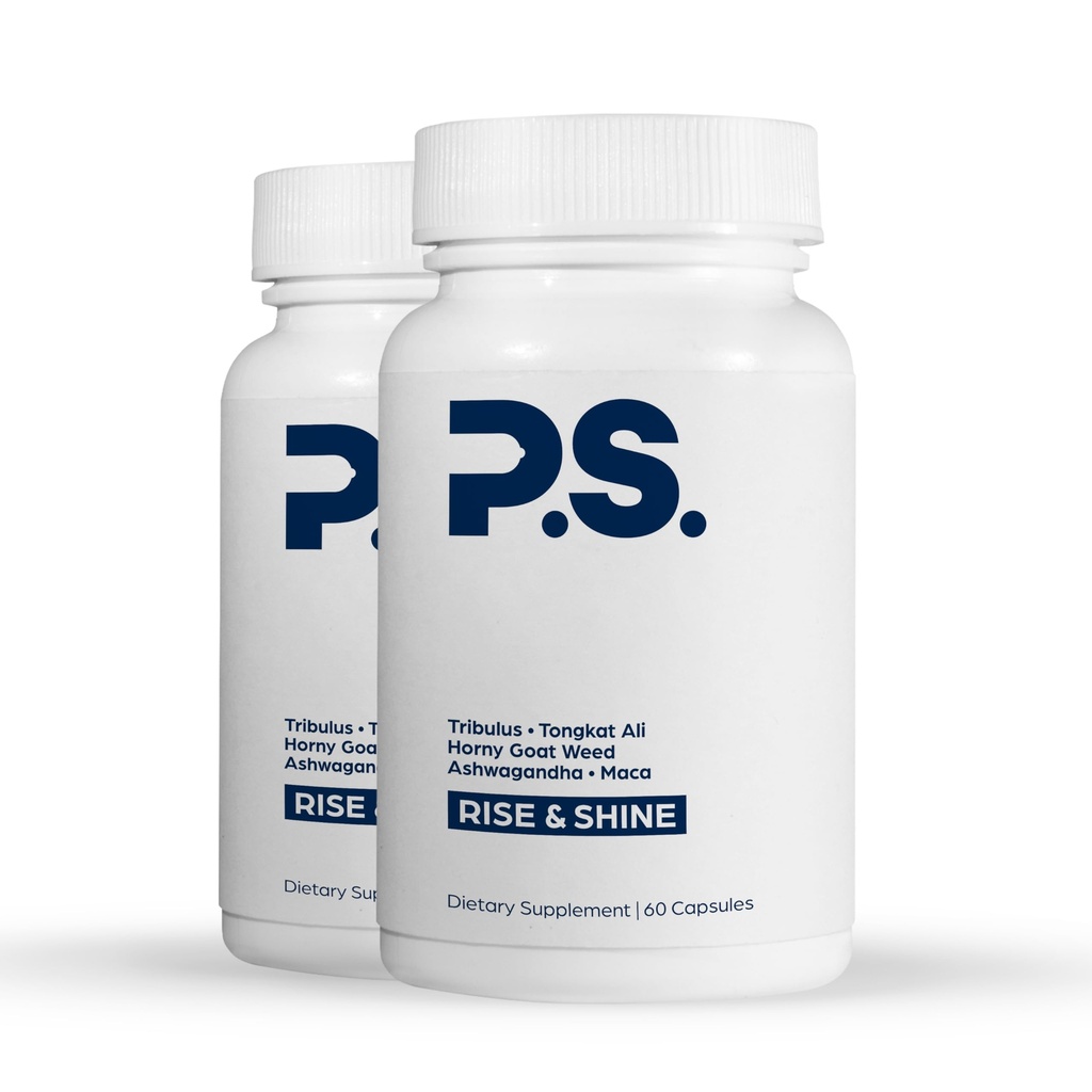 PS 男性的天然睾丸酮助推器 - Tribulus, Horny Goat Weed 和 Tongkat Ali 的Premium D3 和 Zinc 的男性补充器 - 测试助推器和能量补充器 (120 Capsules)