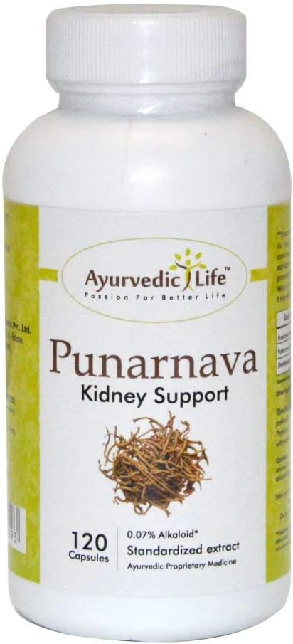 草药 Punarnava Capsules 350mg Capsules,自然,支持肾功能,Gut健康与健康文摘 - 120 计数