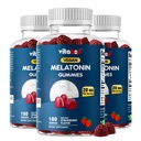 Melatonin 20mg Gummys - 180 counts - 药物无毒 - 天然草莓 Flavor - 蔬菜,非GMO,Gluten Free (3瓶)