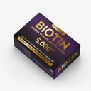 Biotin 5000Mcg - 高活性生物素补充剂促进毛发生长 - 毛皮钉女用维生素 - 支持Keratin生产和组织再生 - 维生素和补充剂 - 30 Capsules