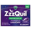 ZzzQuil,《夜间睡眠援助利基卡普斯》,25毫克二苯胺HCl,第1号《睡眠援助品牌》,《非哈比人成形》,《失眠快速》,48个