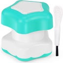 Johnbee Pill Crusher, Pill Grinder Fine Power Extremely Fine. 约翰贝·皮尔粉碎机,皮尔·格林德 Fine 极佳粉末精选. 储存舱。 长者、家庭和宠物的粉碎剂、硅酮边缘、一次性加热多剂 -- -- 清洗粉碎剂(青色)