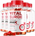 (5 Pack) 生命激荡 MAX, 生命激荡 Gummys MAX 男性支持, 1050 MG 高级 Max 强力公式, 生命激荡 MAX 男性性能, 生命激荡 Mens Gummys