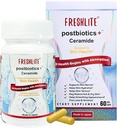 FRESHLITE 日本清皮肤素补充剂 — 以植物为基础的水分、屏障和弹性的陶瓷和后生素 — 帮助减少Acne和刺激 — 非GMO, Gluten- Free, 60 Vegan Capsules