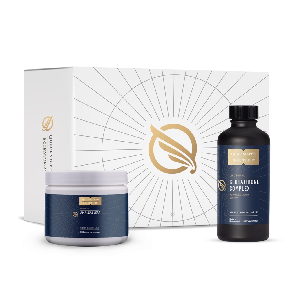 快速银科学保护协议 -- -- 2-Product Liver + GI Cleanse Kit, Liposomal Gluutathione 复合物补充,用牛奶硝酸盐清洁支持(2个带程序的零配件)