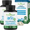 含Hyaluronic Acid + 维生素 C + 水解  Collagen 女性或男性 + 多科拉根 Capsules Peptides 用于皮肤,皱纹, 240