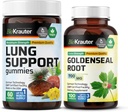 BIO KRAUTER 肺部支援 60 Gummys & Goldenseal 100 Capsules