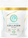 更快的路 - Collagen Peptides - 12g 水解Collagen + 11g 蛋白质 Perfer-hair, Skin & Nails - 氨基酸 - 草-Fed - 糖,Gluten & 乳品自由 - 非GMO - 非味粉 - 30 Serfer