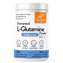 Sandhu的L-Glutanine Powder | 100 services, 500 gram, 17.6 Oz., 大尺寸, 美国制造的3个月供应 | Non-GMO, 氨基酸补充 肌肉支持和古特健康