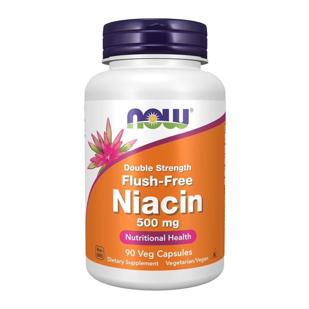 食品补充品,Niacin(维生素B-3),500毫克,无氟、双强、营养健康,90维卡普尔