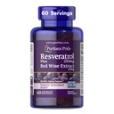 清教徒的荣耀 Resveratrol青年卫队 250mg, 免疫系统膳食补充剂、抗氧化剂、糖代谢剂、血液流动和血管功能支持, 60 快速释放软胶