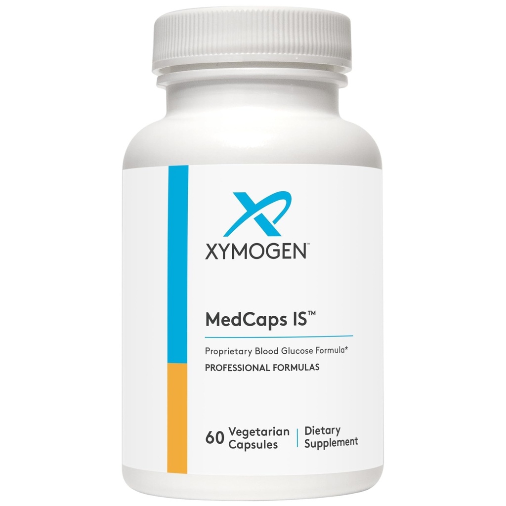 XYMOGEN Medcaps是 - 草药+ 营养素支持代谢健康 - 包括铬, Biotin, Niacin, Thiamin, Vanadium, Fenugreek 提取器, Bitter Gourd 提取器, Gymnema 5:1 提取器(60 Capsules)