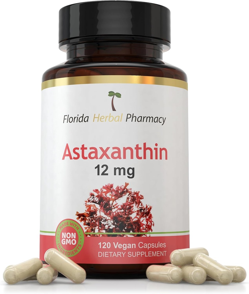 佛罗里达草药店,Astaxanthin 12毫克卡普尔(120卡普尔)