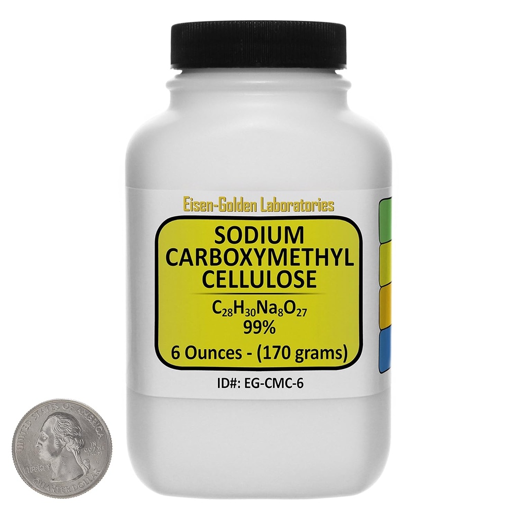 碳氧甲基纤维素钠(CMC) 99%的食品级粉末 6 Oz在太空瓶中