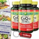选择捆绑泉谷快速释放 CoQ10 Coenzyme Q10 100 mg 软胶 120 CT 3 pk(共计360) + 维生素指南和药剂容器(5项)!